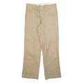 DICKIES 874 Workwear Mens Trousers Beige Regular Straight W38 L30