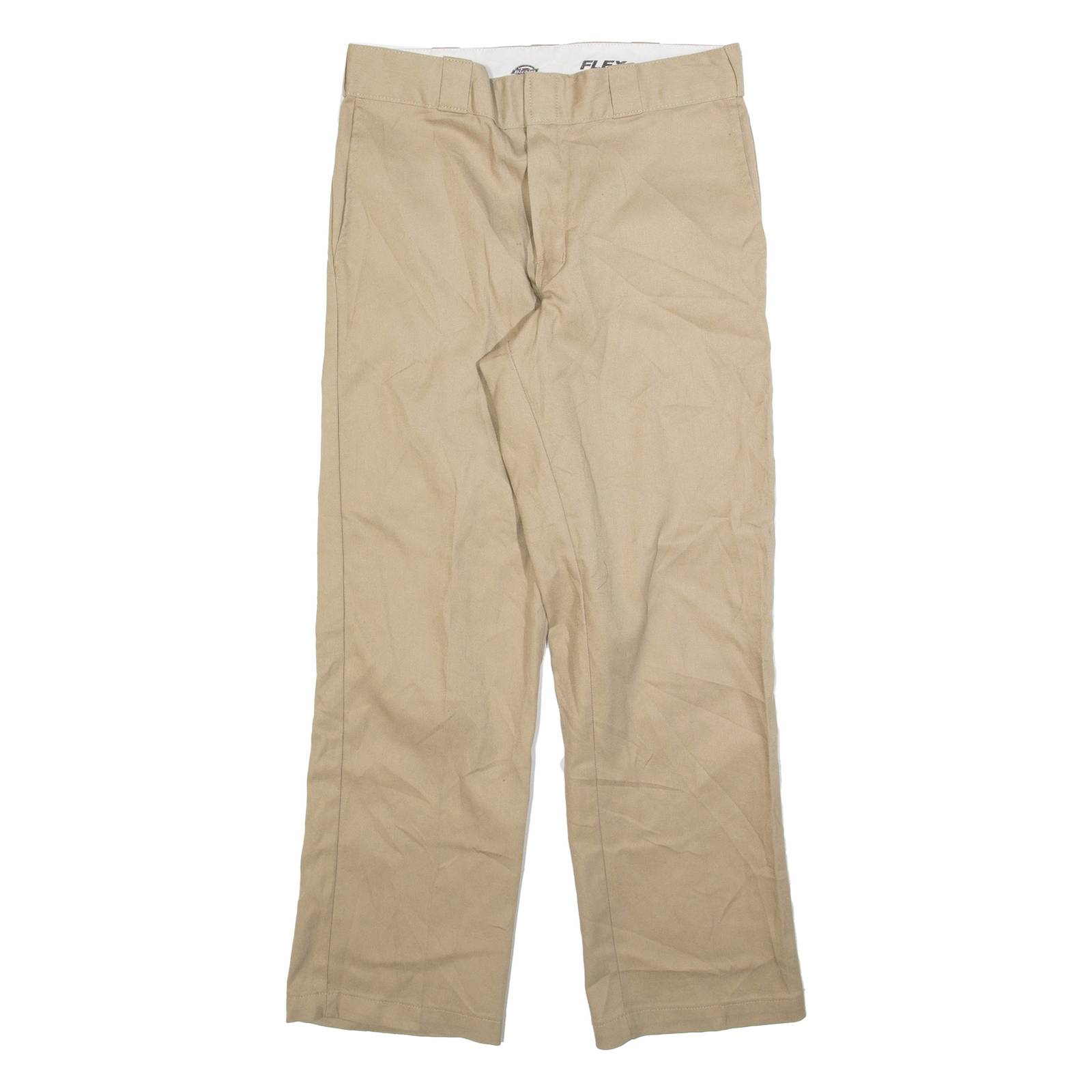 DICKIES 874 Workwear Mens Trousers Beige Regular Straight W38 L30