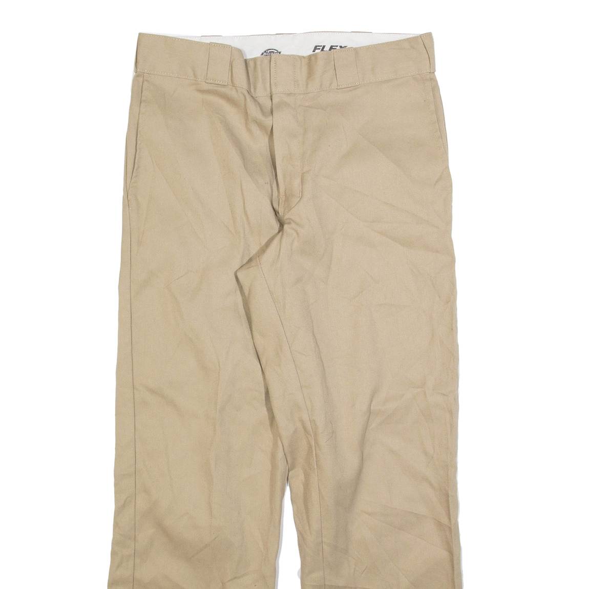 DICKIES 874 Workwear Mens Trousers Beige Regular Straight W38 L30