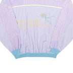 Womens Purple & Blue Sweatshirt Crew Neck M Casual Cotton Blend Pullover