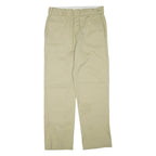 DICKIES Mens Trousers Beige Regular Straight W32 L31