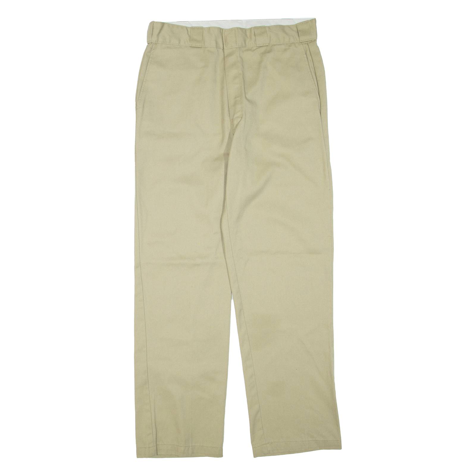 DICKIES Mens Trousers Beige Regular Straight W32 L31