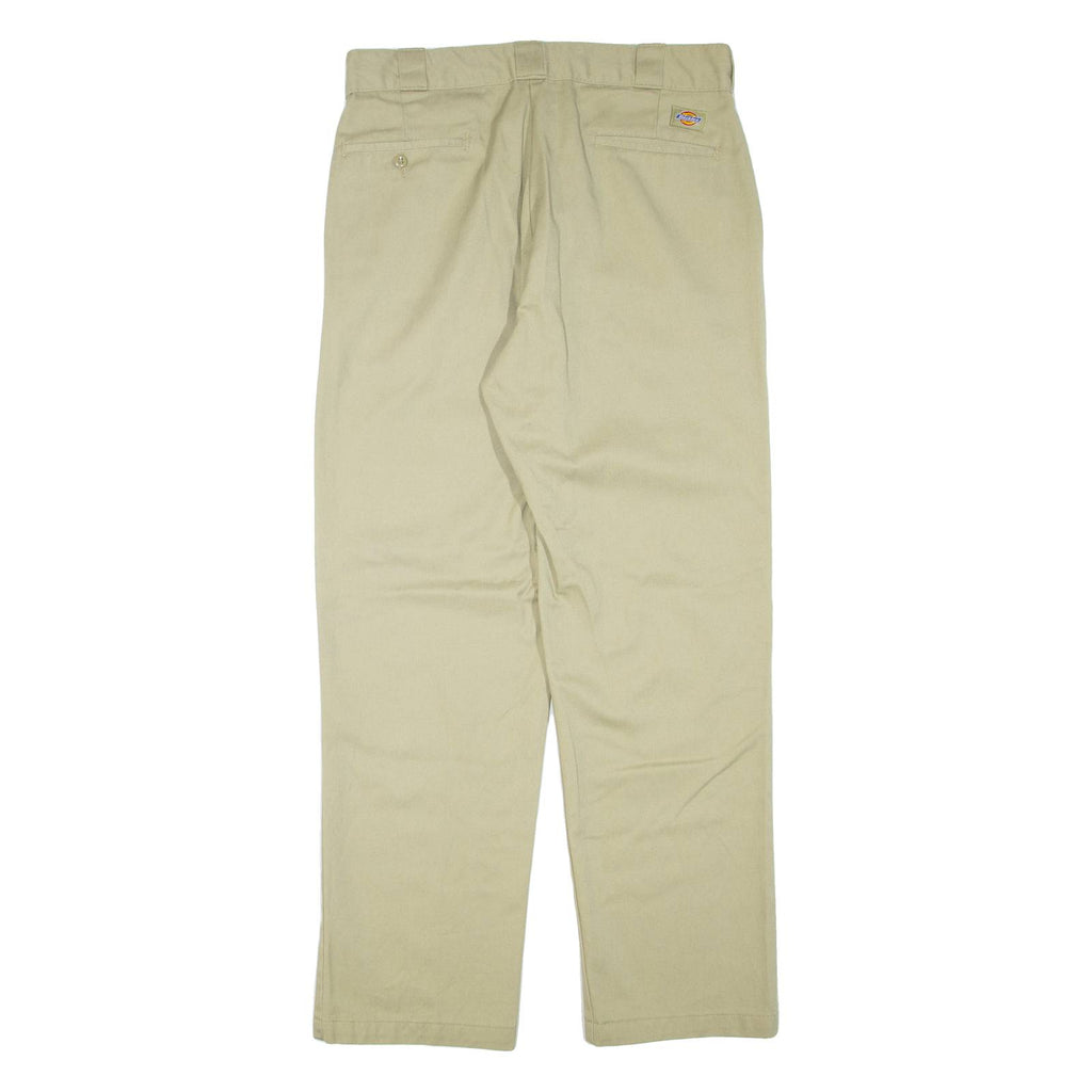 DICKIES Mens Trousers Beige Regular Straight W32 L31