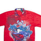 TD Mens Shirt Red Crazy Pattern XL