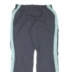 REEBOK Womens Joggers Black & Light Blue Regular Fit Straight UK 14 W36 L31