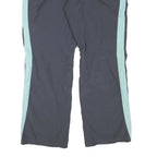 REEBOK Womens Joggers Black & Light Blue Regular Fit Straight UK 14 W36 L31