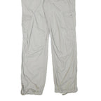 H&M Mens Cotton Blend Beige Regular Fit Cargo Trousers W34 L34 Comfortable
