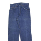 LEE Womens Regular Fit Straight Leg Denim Blue Cotton Blend Zip W28 L29 Classic