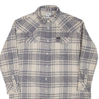WRANGLER Womens Shirt Dress Grey Check Long Sleeve Short S
