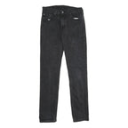 LEVI'S 511 Mens Jeans Black Slim Skinny Denim Medium W31 L34 Zip Closure