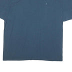 CHAMPION Mens Blue Graphic T-Shirt XL Short Sleeve Crew Neck Cotton Blend Casual