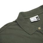 PUMA Mens Black Long Sleeve Plain XL Cotton Polo Shirt Pocket Casual