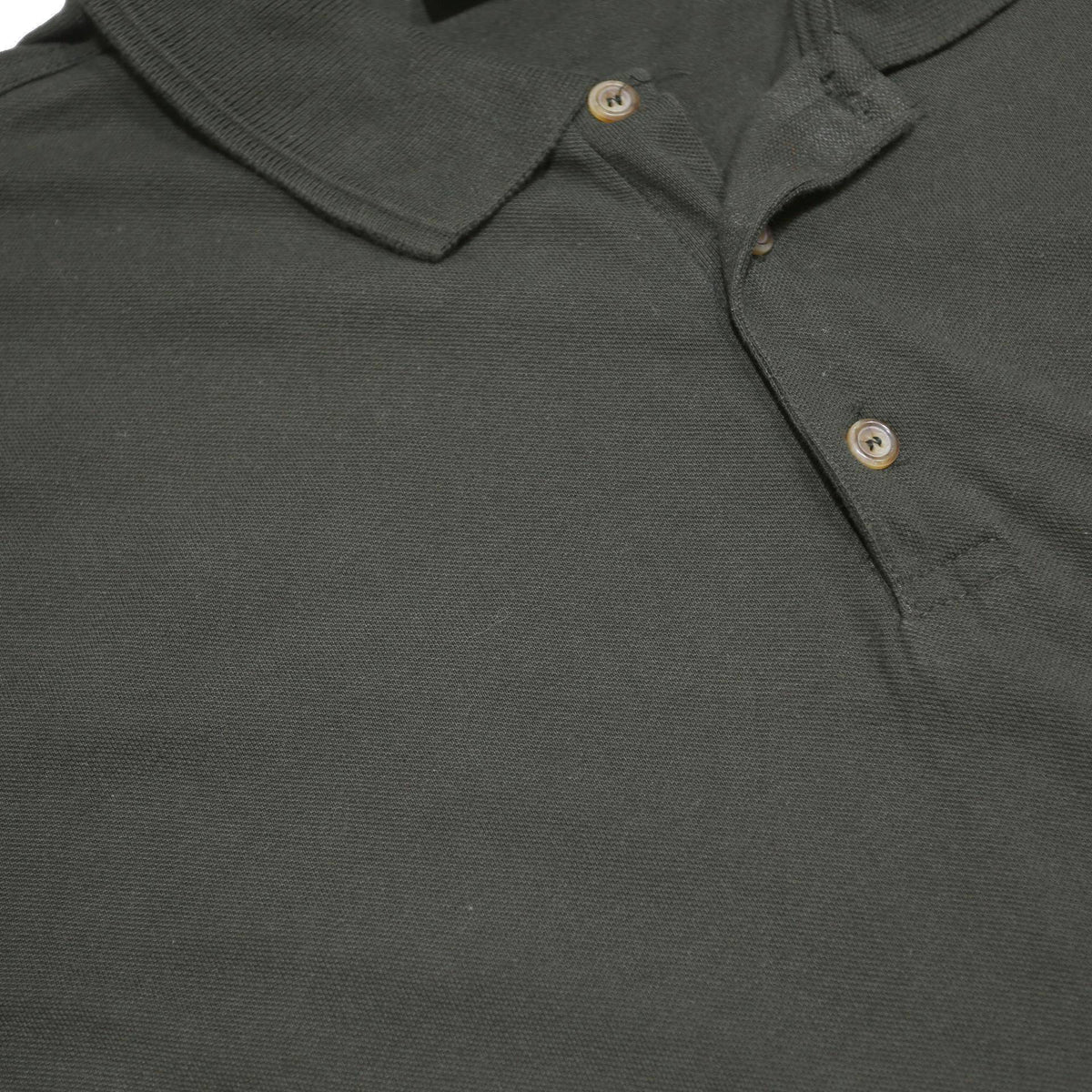 PUMA Mens Black Long Sleeve Plain XL Cotton Polo Shirt Pocket Casual