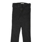 LEVI'S Womens Black Slim Skinny Denim Jeans W28 L32 Zip Closure