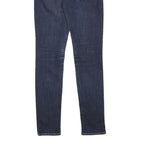 LEVI'S Womens Slim Blue Denim Raw Slim Jeans W25 L29 Stretch Cotton Blend