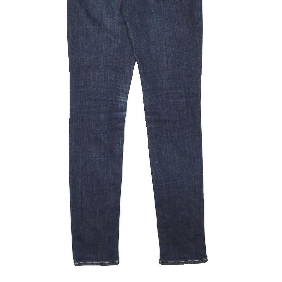 LEVI'S Womens Slim Blue Denim Raw Slim Jeans W25 L29 Stretch Cotton Blend