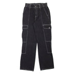 RSQ Cargo Style Womens Jeans Black Regular Straight W26 L28