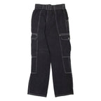 RSQ Cargo Style Womens Jeans Black Regular Straight W26 L28