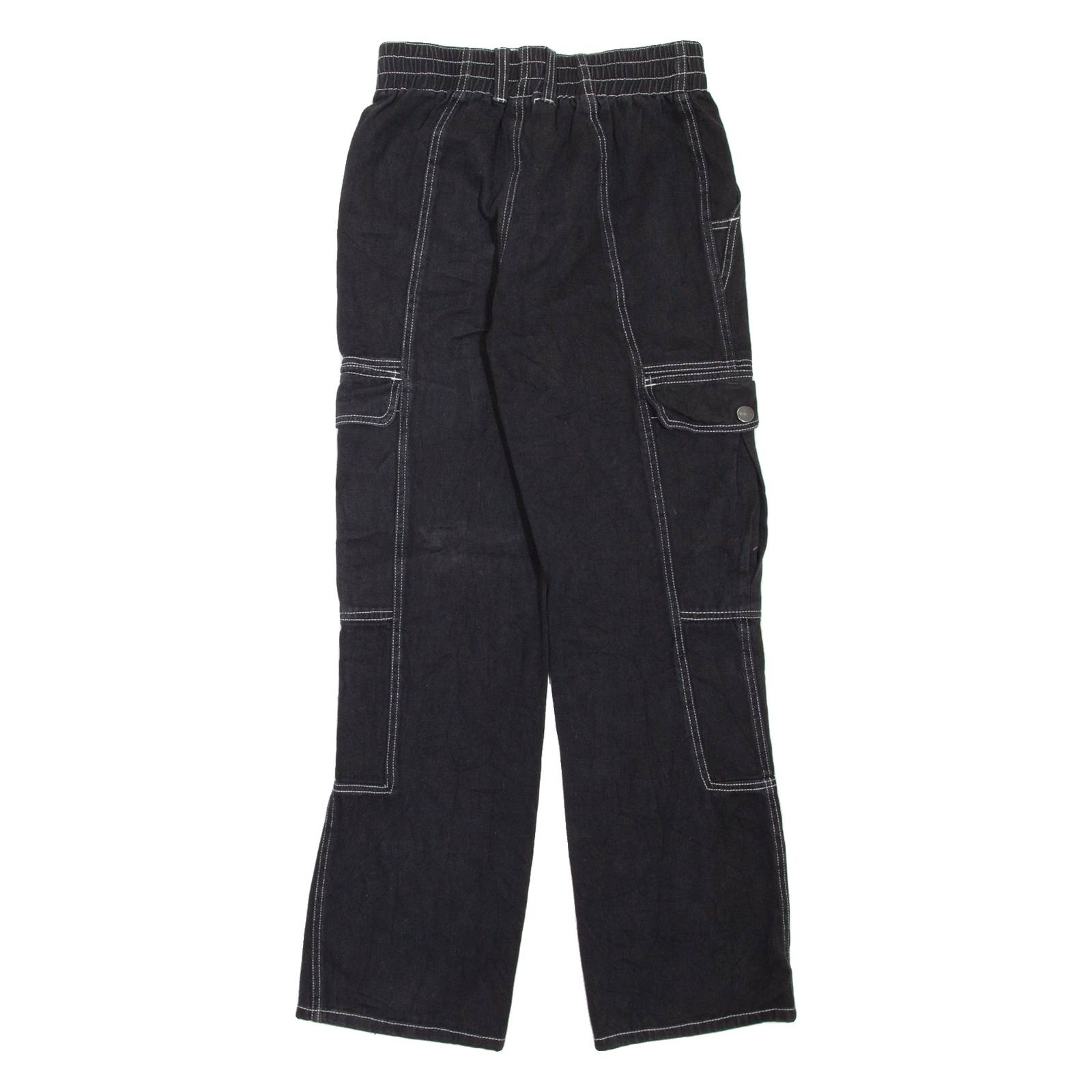 RSQ Cargo Style Womens Jeans Black Regular Straight W26 L28