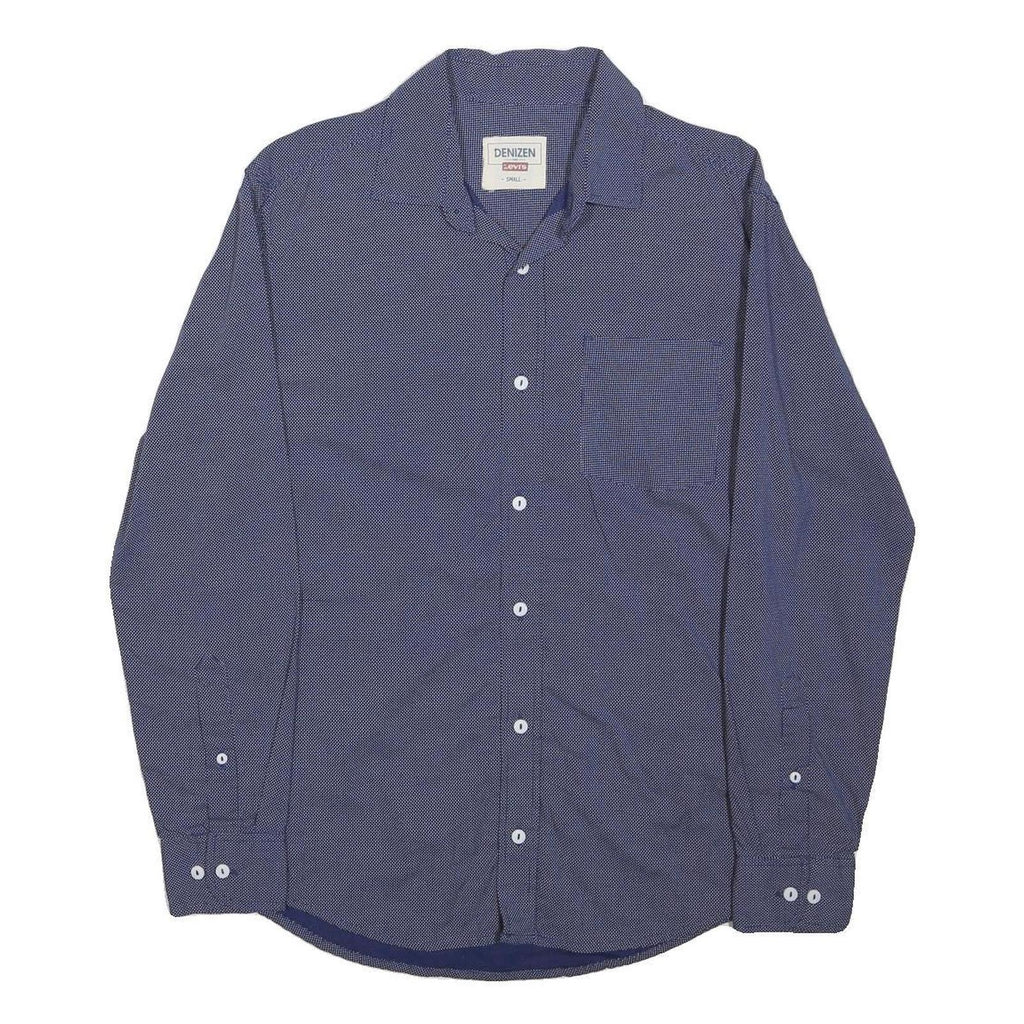 LEVI'S Mens Blue S Cotton Shirt Casual Long Sleeve Button Pocket