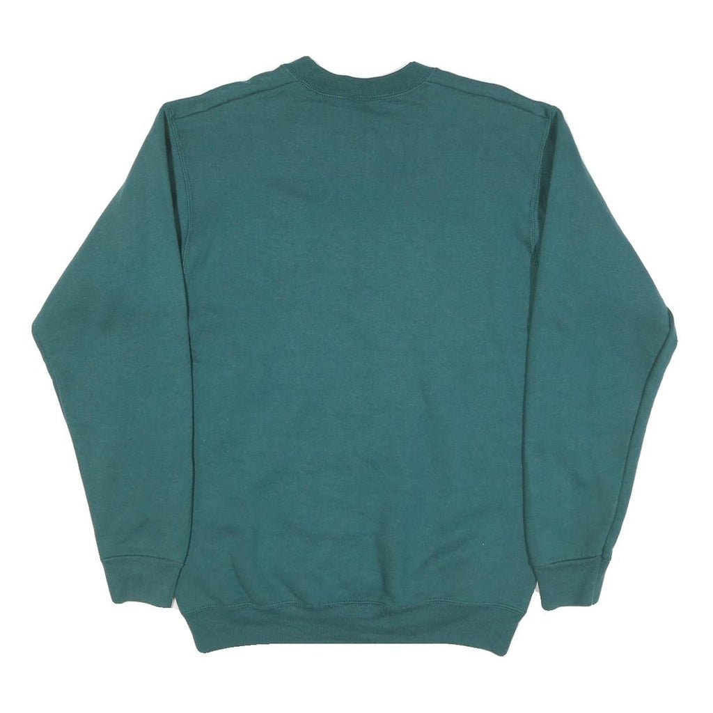 PRO LAYER Womens Green Hawaii Crew Neck M Cotton Blend Sweatshirt Casual