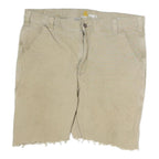 CARHARTT Mens Shorts Beige Casual Plain M W36 Relaxed Fit Cotton Workwear