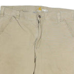 CARHARTT Mens Shorts Beige Casual Plain M W36 Relaxed Fit Cotton Workwear