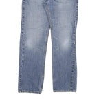 LEVI'S 505 Mens Jeans Blue Regular Straight Denim Light W32 L32 Cotton Blend Zip