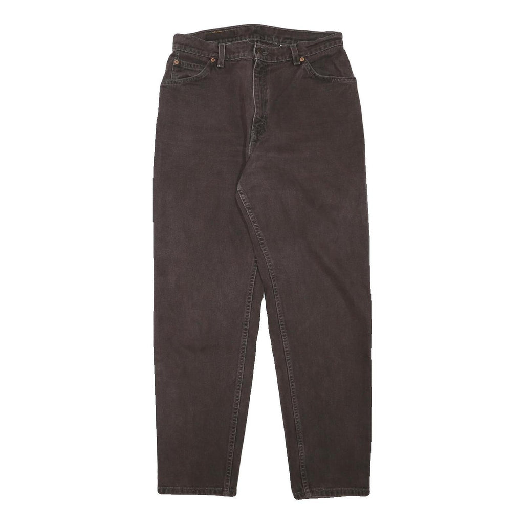 LEVI'S Womens Jeans Black Relaxed Straight Denim Medium W30 L29 Classic Style