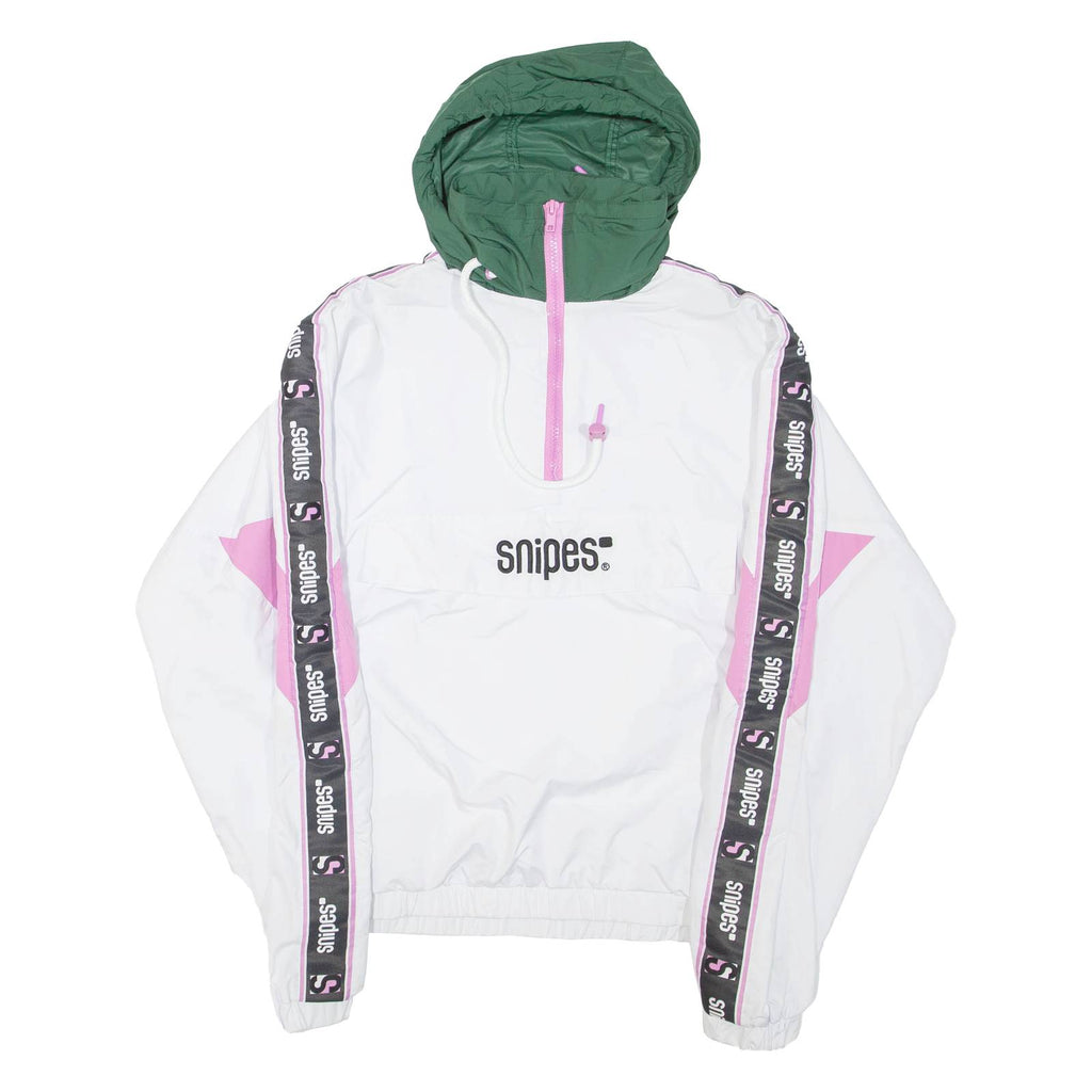 SNIPES Womens Pullover Jacket White Hooded XS