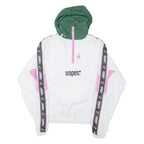 SNIPES Womens Pullover Jacket White Hooded XS