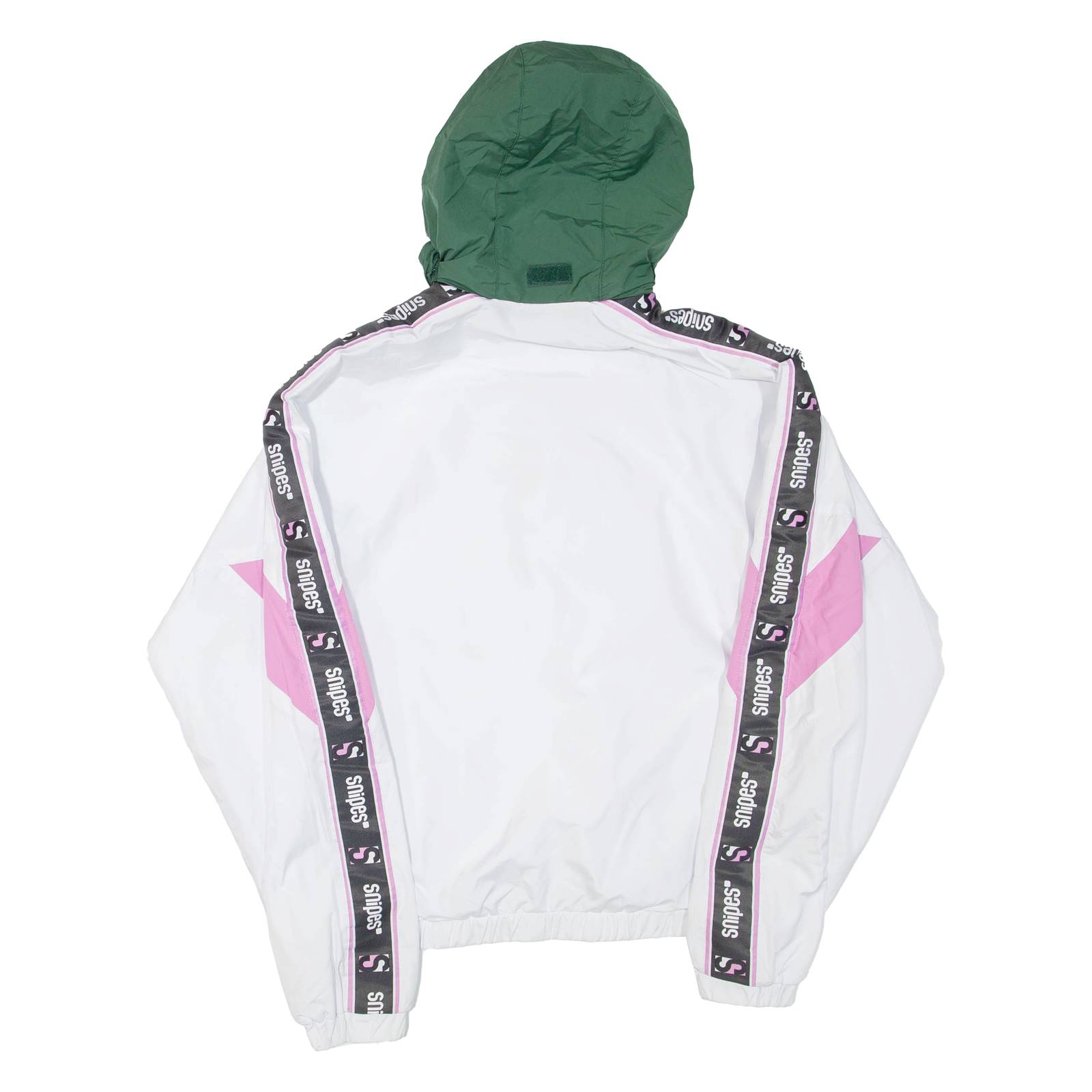 SNIPES Womens Pullover Jacket White Hooded XS