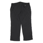 THE NORTH FACE Womens Black Relaxed Straight Trousers W38 L28 Outdoor Casual Zip