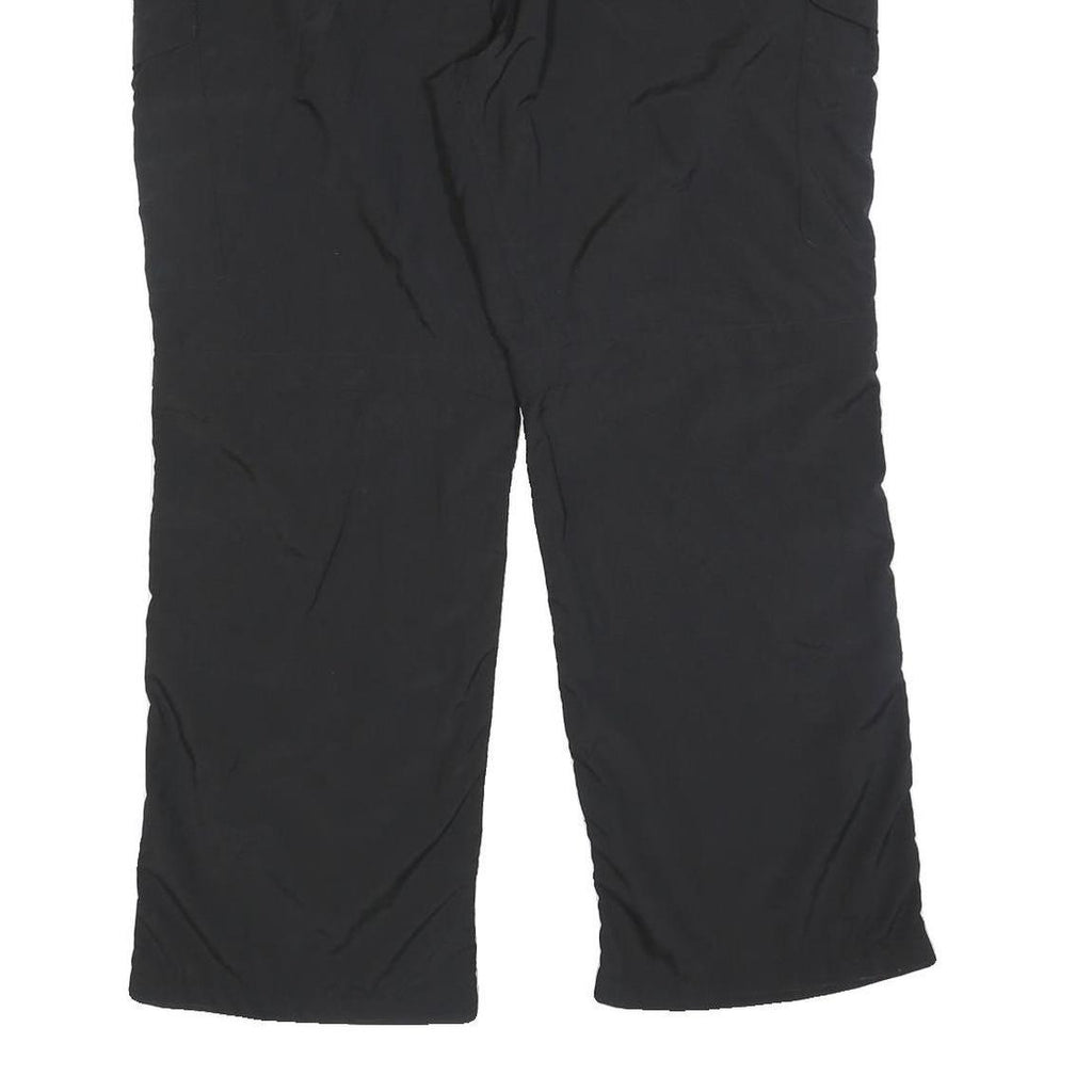 THE NORTH FACE Womens Black Relaxed Straight Trousers W38 L28 Outdoor Casual Zip