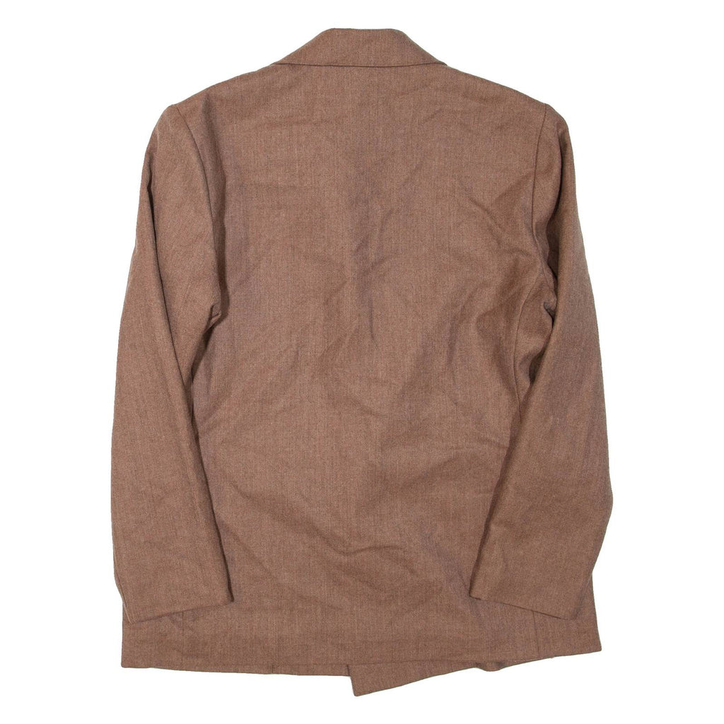 NOVALUX Mens Blazer Jacket Brown Wool M