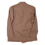 NOVALUX Mens Blazer Jacket Brown Wool M