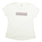 ADIDAS Womens T-Shirt White L