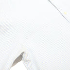 POLO RALPH LAUREN Mens Blue & White Striped Shirt S Cotton Button-Down Long