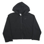 NIKE Womens Black Hoodie M Zip Up Casual Sports Sweatshirt