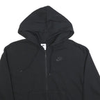 NIKE Womens Black Hoodie M Zip Up Casual Sports Sweatshirt