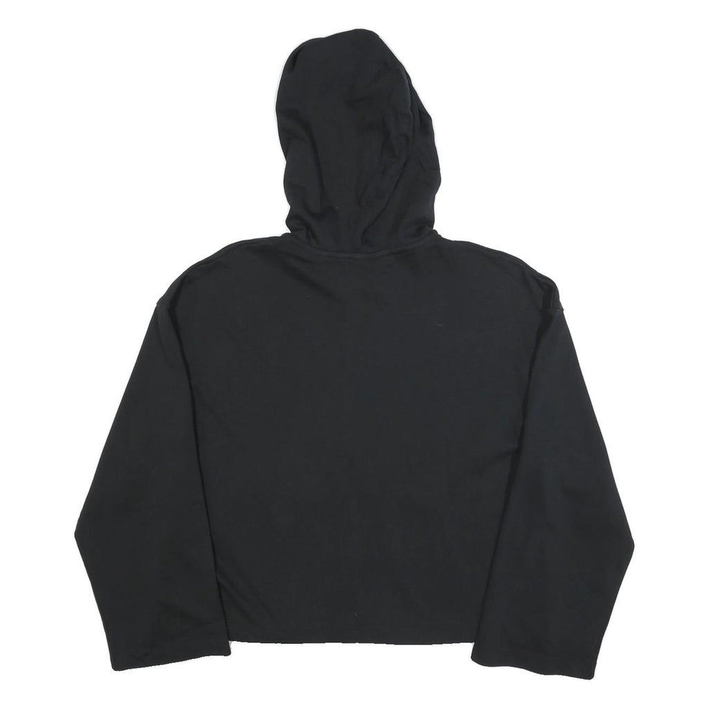 NIKE Womens Black Hoodie M Zip Up Casual Sports Sweatshirt