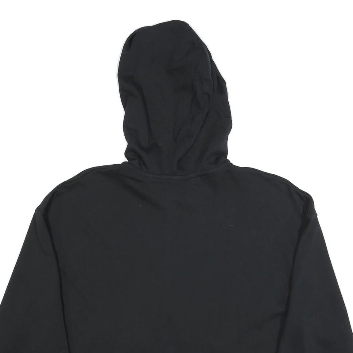 NIKE Womens Black Hoodie M Zip Up Casual Sports Sweatshirt