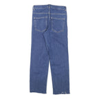 H&M Womens Blue Regular Straight Denim Light W27 L25 Zip Cotton Blend Jeans