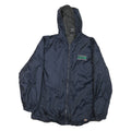 DICKIES Mens Navy Department Of Public Works Hooded Zip Jacket L Polyester Blend