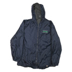 DICKIES Mens Navy Department Of Public Works Hooded Zip Jacket L Polyester Blend