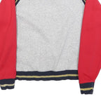 FILA Womens Grey & Red Logo Crew Neck Sweatshirt S Cotton Blend Casual Fit