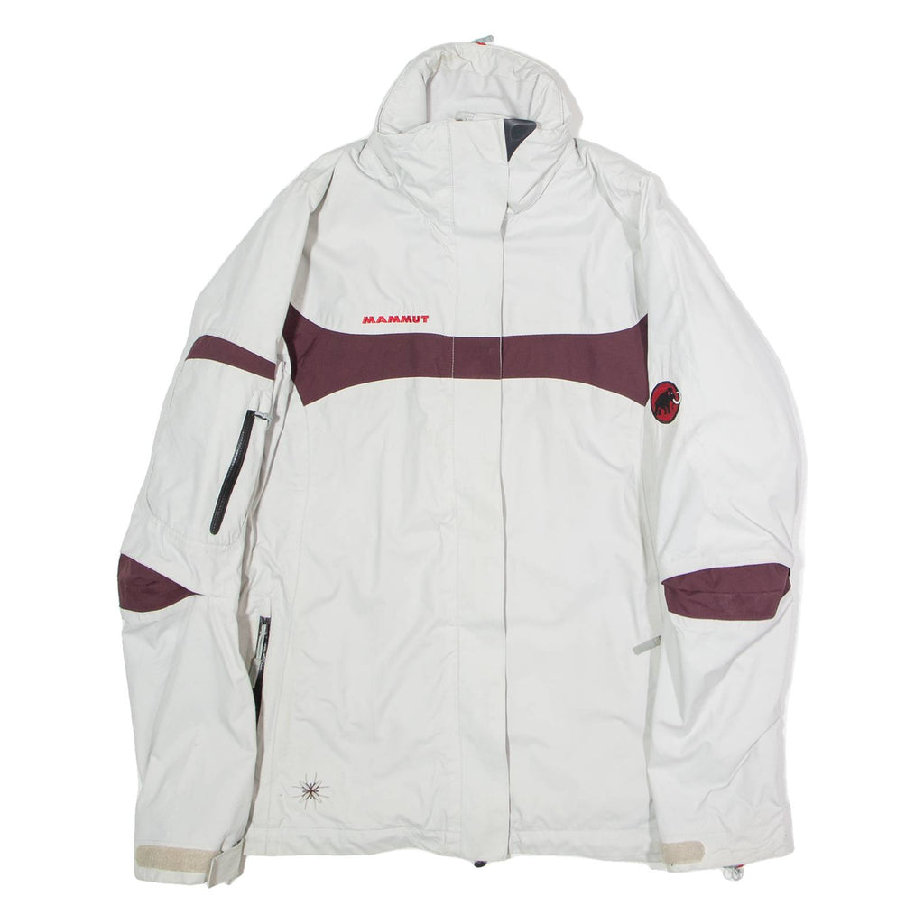 MAMMUT Womens Jacket Grey Striped S