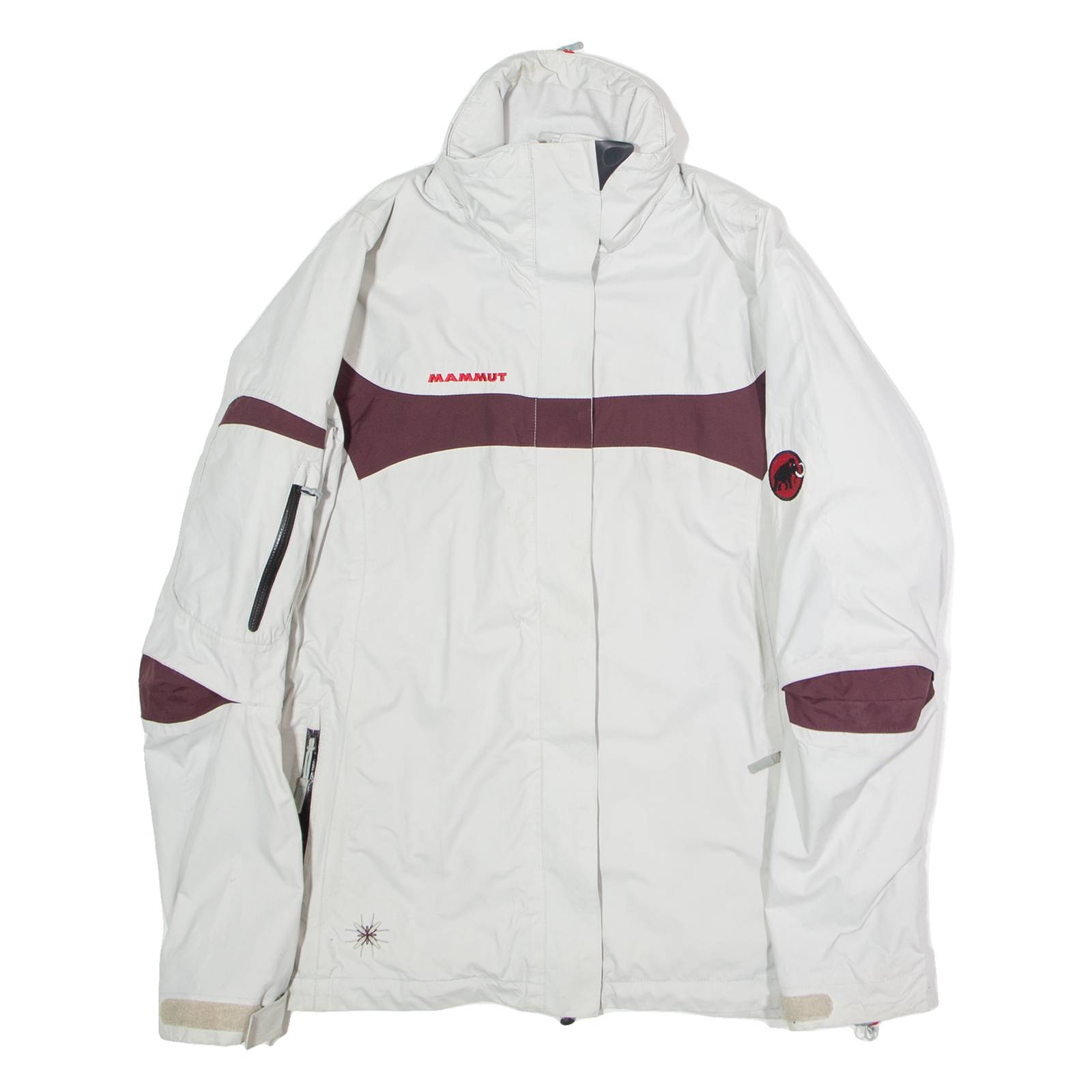 MAMMUT Womens Jacket Grey Striped S