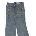 Womens Blue Regular Fit Wide-Leg Denim Jeans Cotton Blend W30 L29 Classic Style