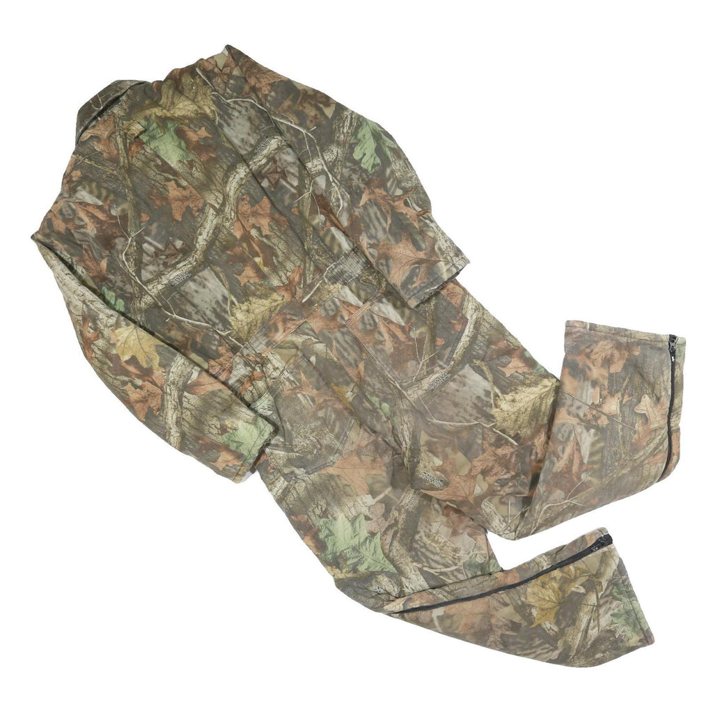 WALLS Mens Green & Brown Camouflage Cotton Blend Dungarees M W36 L26 Outdoor